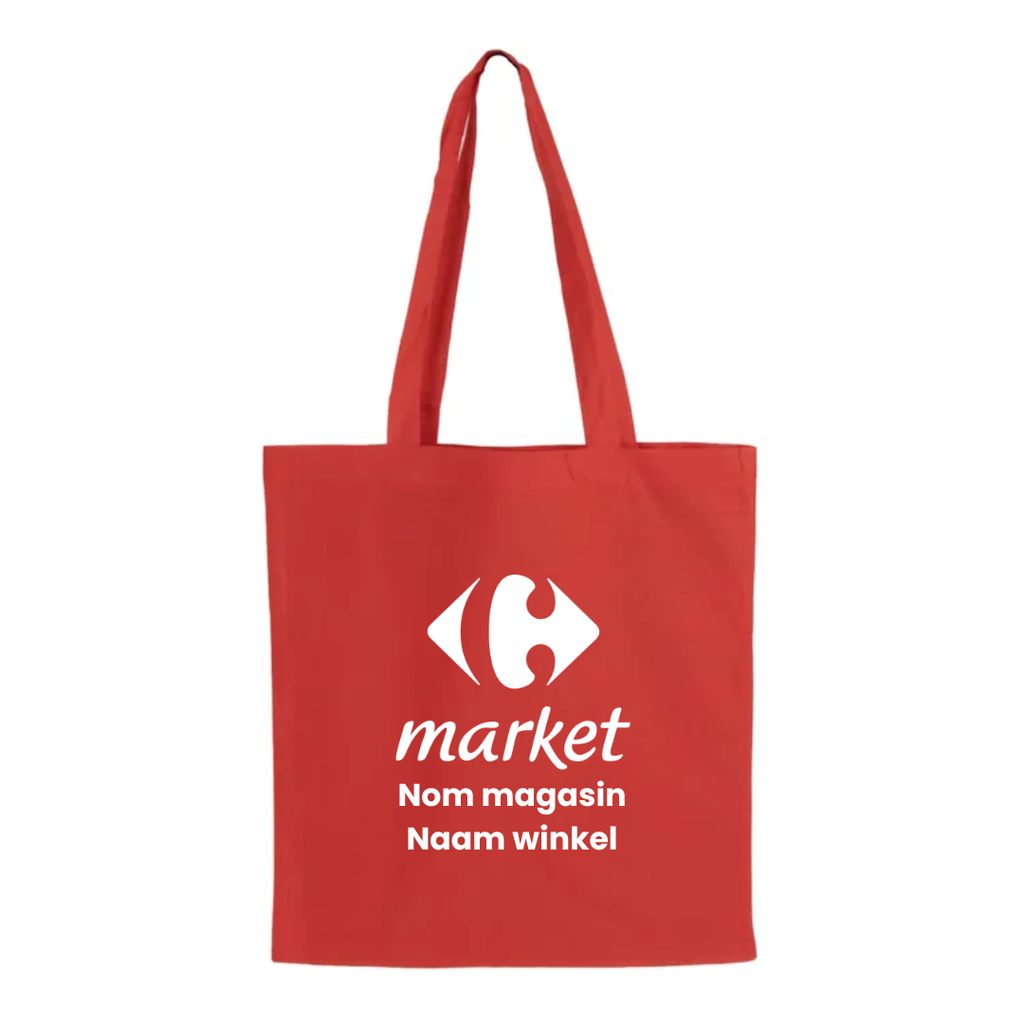 Carrefour Schoudertas katoen OEKO-TEX® 140g/m² 38x42cm