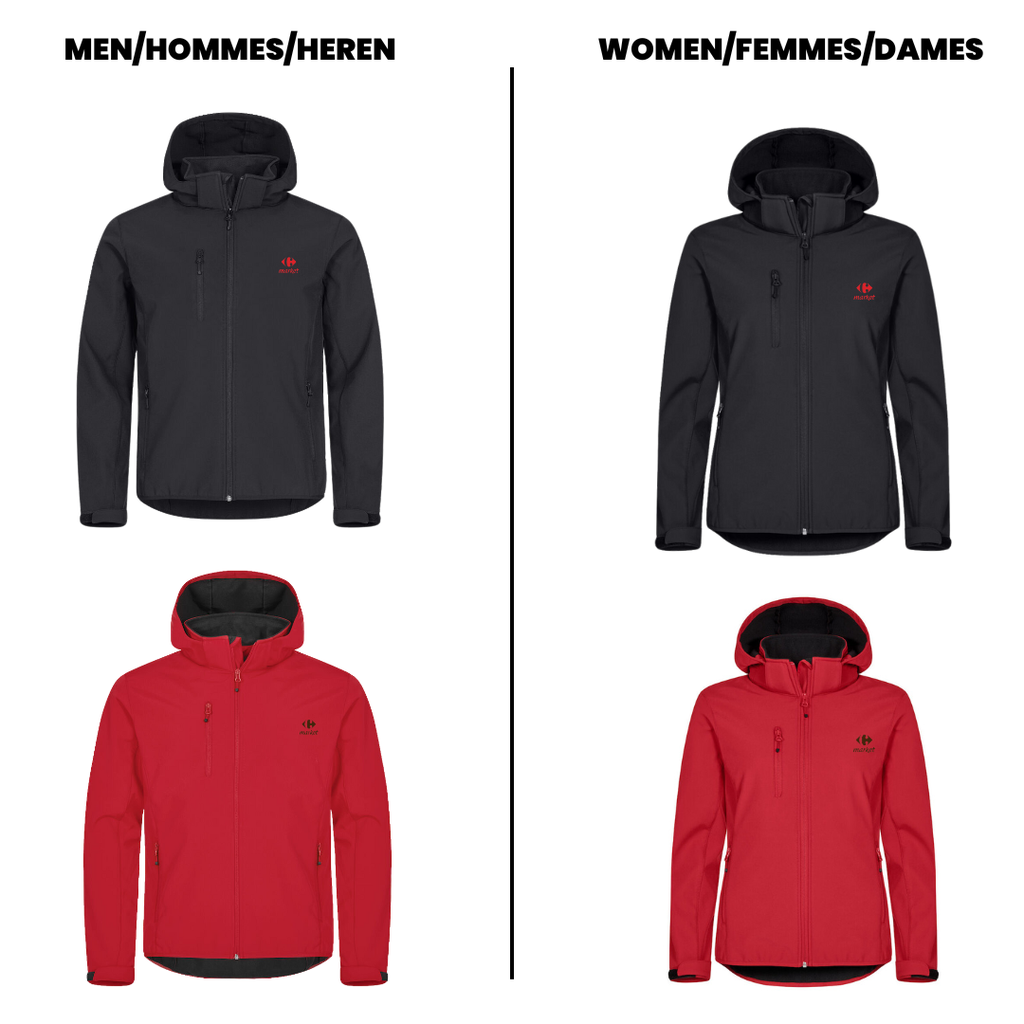 Market Softshell with detachable hood