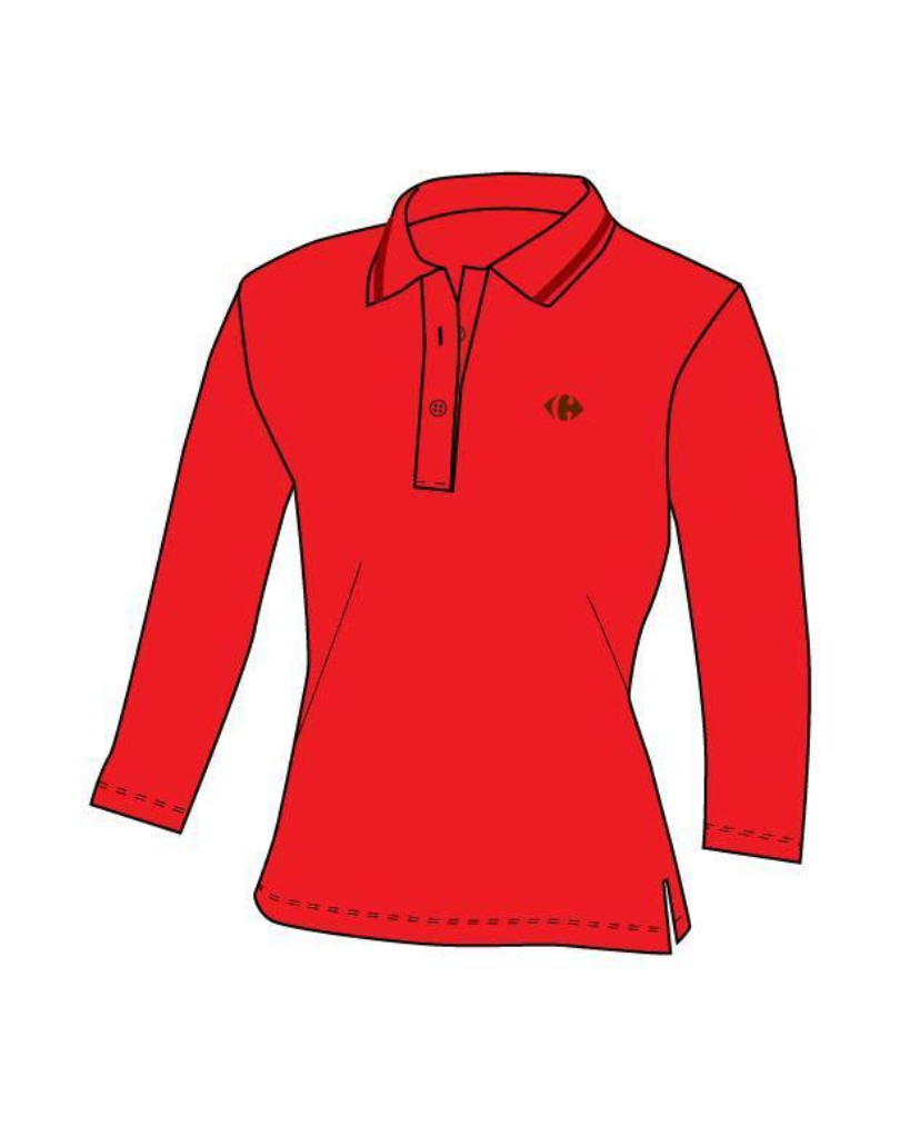 Polo dames - lange mouwen