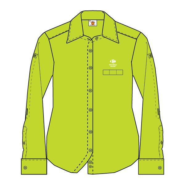 Bloes dames logo WIT-laatste stuks maat 4XL