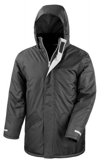 Lined jacket anthracite/black unisex