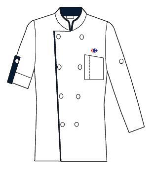 Chef's vest - einde reeks