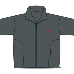 [CH80M.GY] Veste microfleece hommes (Gris)