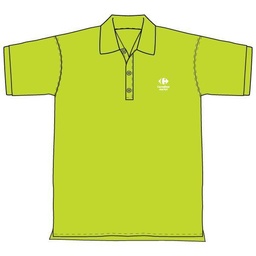 [MAR930-ER] Polo manches courtes logo BLANC-derniere pièces