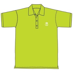 [MAR930-ER] Polo short sleeve logo WHITE-last pieces