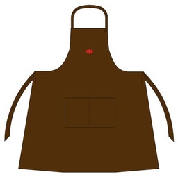 [HYP922.BR] Tablier bavet HYP brun