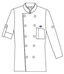 Chef's vest blanc