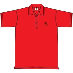 [CNM50MKM.RD] Polo hommes - manches courtes