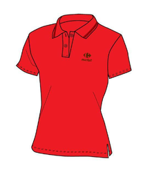 [CNM50FKM] Polo dames - korte mouwen